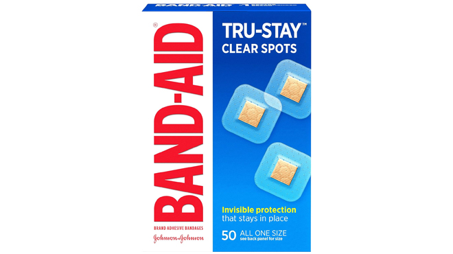 Band Aid 50 Count Clear Spots Bandages Band Aid 50 Count Clear Spots Bandages