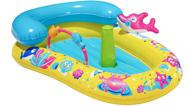 Banzai Jr Inflatable Water Sprinkling Splash