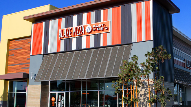 Blaze Pizza Store Front Blaze Pizza Store Front