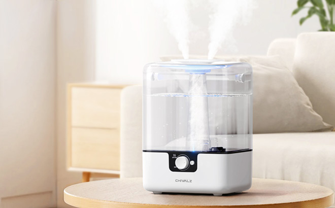 Chivalz Cool Mist Top Fill Humidifier on the Table Chivalz Cool Mist Top Fill Humidifier on the Table
