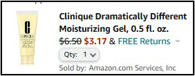 Clinique Gel Final Price at Checkout Clinique Gel Final Price at Checkout