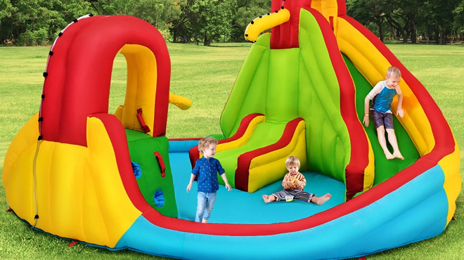 Costway Inflatable Water Park Costway Inflatable Water Park 2