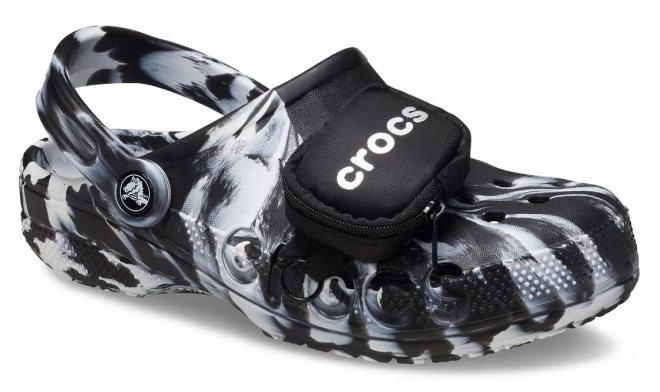 Crocs Mens Baya Marbled Slip On Clogs