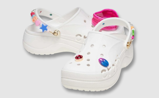 Crocs Womens Baya Midsummer Platform Clogs