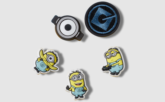 Crocs x Minions Jibbitz 5 Pack