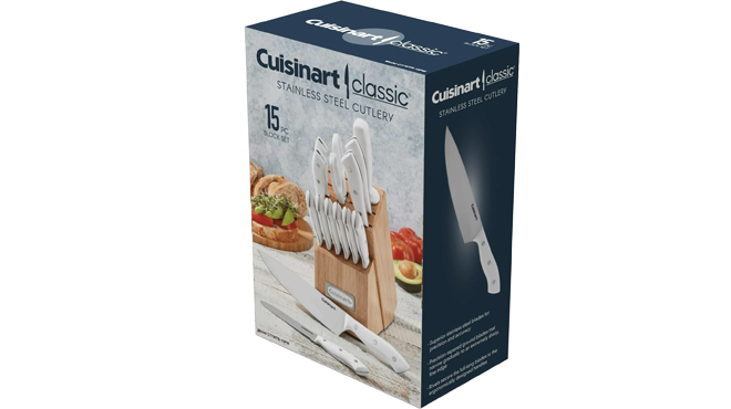 Cuisinart Triple Rivet 15 Piece Knife Set Box Cuisinart Triple Rivet 15 Piece Knife Set Box
