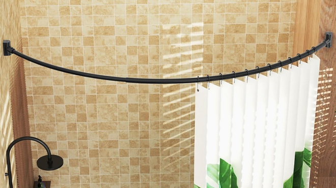 Curved Shower Curtain Rod Curved Shower Curtain Rod