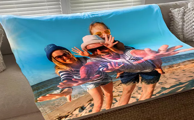 Custom Cozy Plush Fleece Blanket