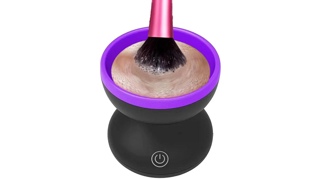 Electric Makeup Brush Cleaner 2 in 1 Machine