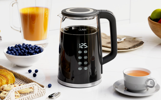 Electric Tea Kettle on the Table