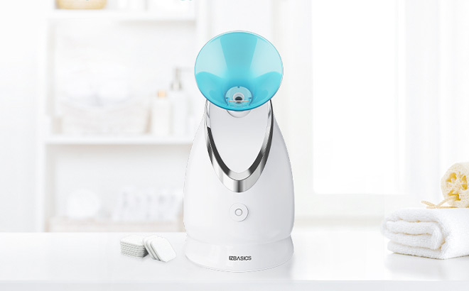 Ezbasics Facial Steamer on the Table