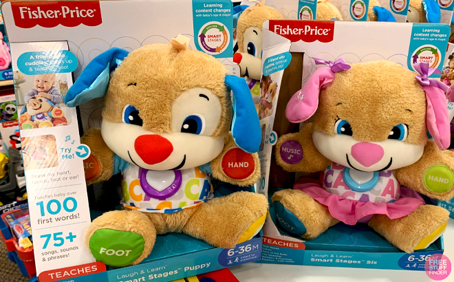 Fisher Price Laugh Learn Smart Stages Puppy Plush Learning Toy and Fisher Price Laugh Learn Smart Stages Sis Puppy Plush Learning Toy Fisher Price Laugh Learn Smart Stages Puppy Plush Learning Toy and Fisher Price Laugh Learn Smart Stages Sis Puppy Plush Learning Toy