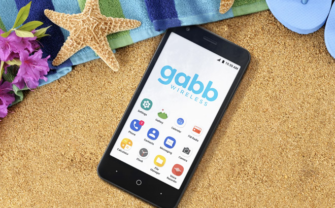 Gabb Wireless Phone on the Beach Gabb Wireless Phone on the Beach