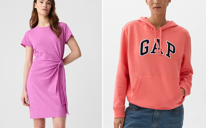 Gap Factory ForeverSoft Sarong Mini Dress Gap Factory ForeverSoft Sarong Mini Dress