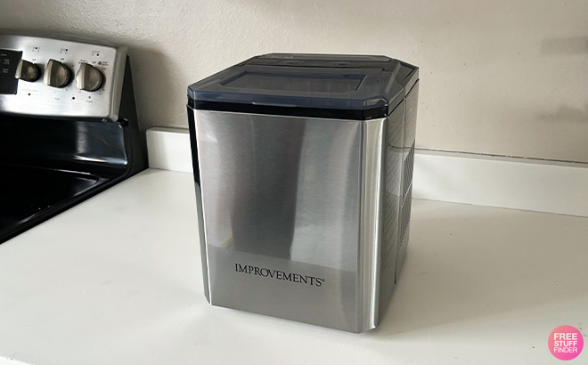 Ice Maker Machine on a Countertop