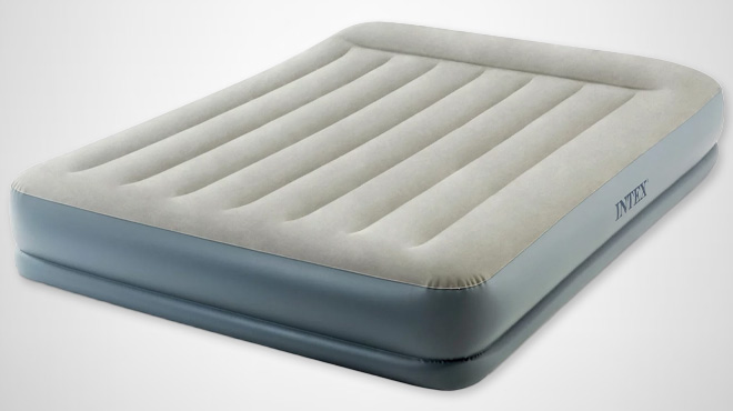 Intex Dura Beam 12 Inch Air Mattress with Built In Pump Intex Dura Beam 12 Inch Air Mattress with Built In Pump