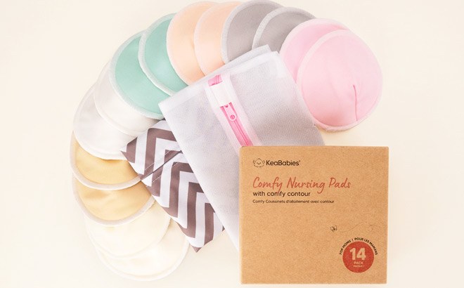 KeaBabies Comfy Nursing Pads