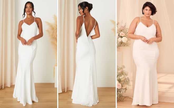 Lulus Taliana White Lace Button Back Maxi Dress Lulus Taliana White Lace Button Back Maxi Dress