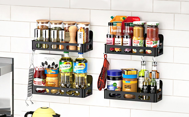 Magnetic Spice Rack 4 Pack Magnetic Spice Rack 4 Pack