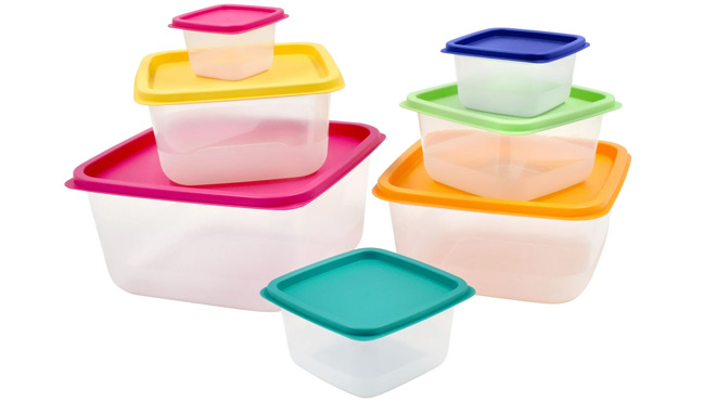 Mainstays 14 Piece Rainbow Storage Set Mainstays 14 Piece Rainbow Storage Set