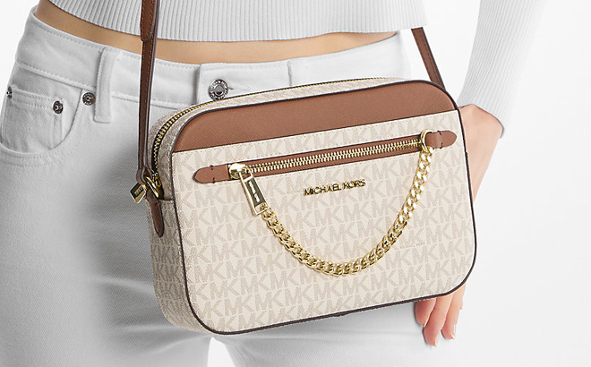 Michael Kors Jet Set Large Logo Crossbody Bag Michael Kors Jet Set Large Logo Crossbody Bag