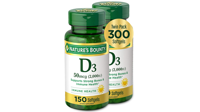 Natures Bounty Vitamin D3 2 Pack Natures Bounty Vitamin D3 2 Pack