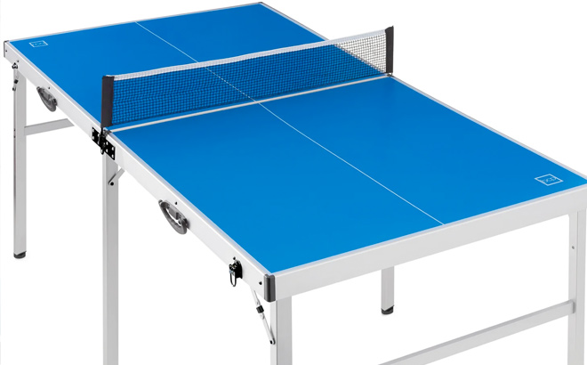 Portable Ping Pong Table Tennis Game Set w Paddles Balls 6x3ft