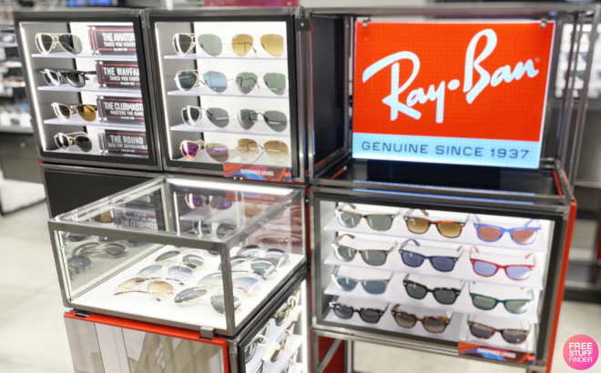 Ray Ban Sunglasses on Display Ray Ban Sunglasses on Display
