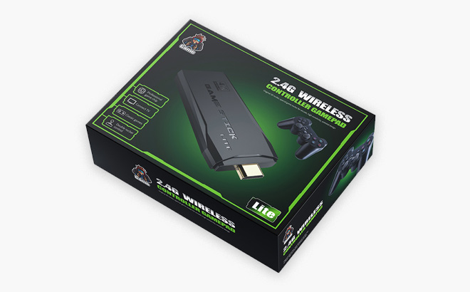 Retro 4K Game Stick Emulator with 2 Wireless Controllers in the Box Retro 4K Game Stick Emulator with 2 Wireless Controllers in the Box