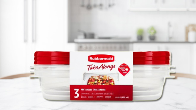 Rubbermaid Food Storage Container 3 pk Rubbermaid Food Storage Container 3 pk