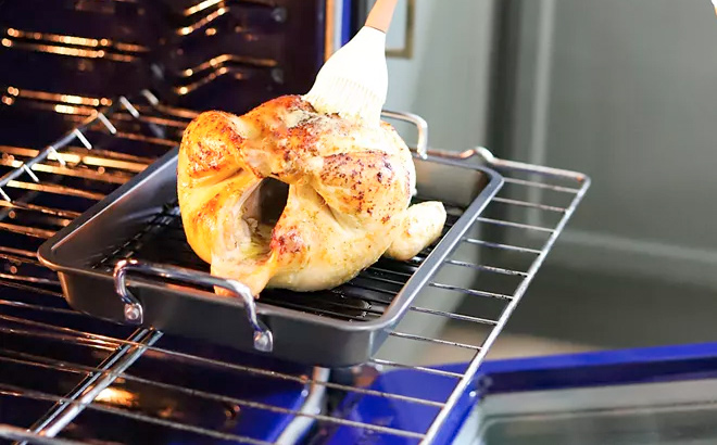 SEDONA KITCHEN Carbon Steel Nonstick 13 522 Roaster with Rack SEDONA KITCHEN Carbon Steel Nonstick 13 522 Roaster with Rack