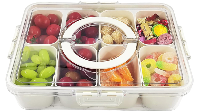 Snack Box Container with Snacks in it