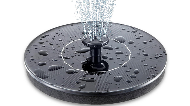 Solar Bird Bath Fountain 1