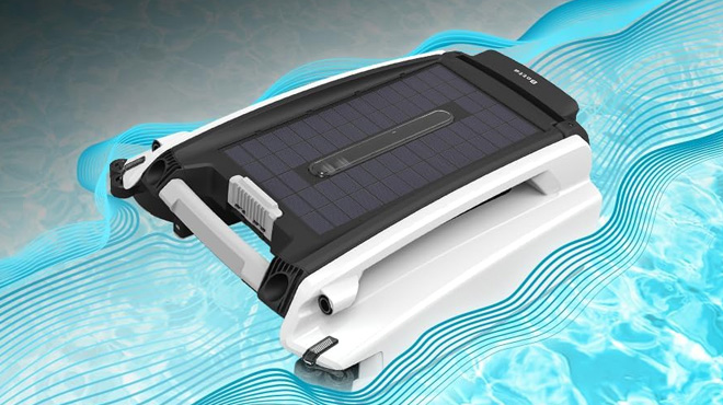 Solar Powered Automatic Robotic Pool Skimmer Cleaner