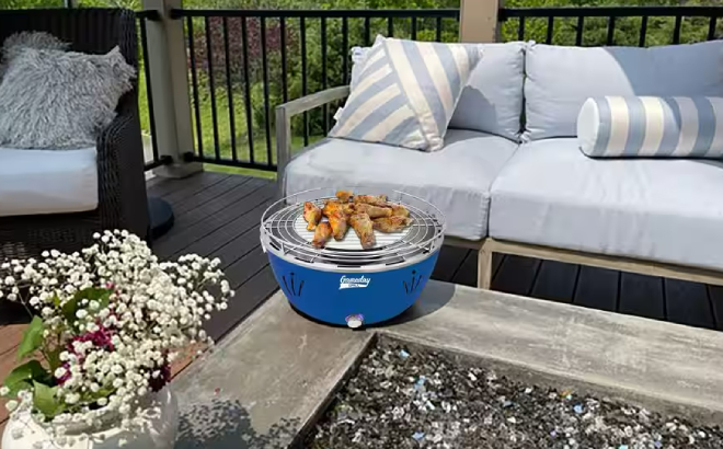 Tailgater Game Day Tabletop Portable Charcoal Grill