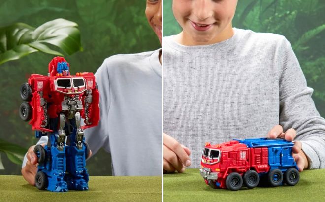 Transformers Smash Changer Optimus Prime Action Figure