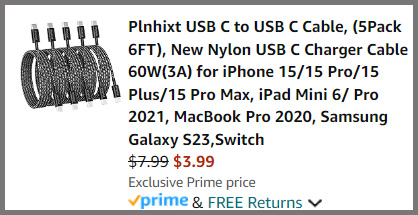 iPhone Charger Cable 5 Pack Summary iPhone Charger Cable 5 Pack Summary