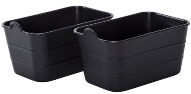 2 Pack Small Storage Bins