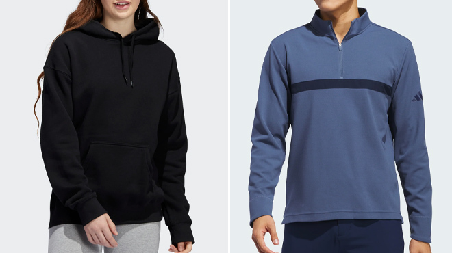 Adidas Womens Originals Hoodie and Adidas Mens Ultimate365 Novelty Layer Quarter Zip Top 4 Adidas Womens Originals Hoodie and Adidas Mens Ultimate365 Novelty Layer Quarter Zip Top