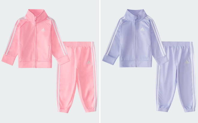 Adidas REPL Tricot Baby Girls Track Sets Adidas REPL Tricot Baby Girls Track Sets