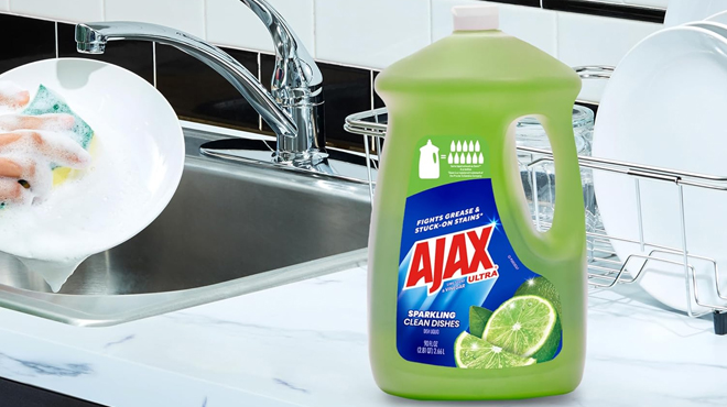 Ajax Ultra Liquid Dish Soap in Vinegar and Lime Scent Ajax Ultra Liquid Dish Soap in Vinegar and Lime Scent