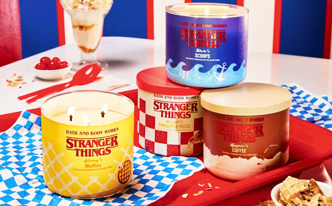 Bath & Body Works Candles $12.95 (Stranger Things, Fall & Halloween