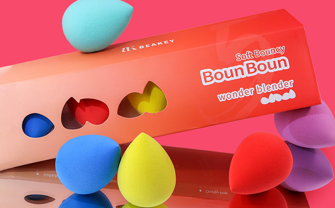 Beakey 5 Piece Makeup Sponge Set