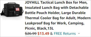 Checkout page of Joyhill Tactical Lunch Box Checkout page of Joyhill Tactical Lunch Box