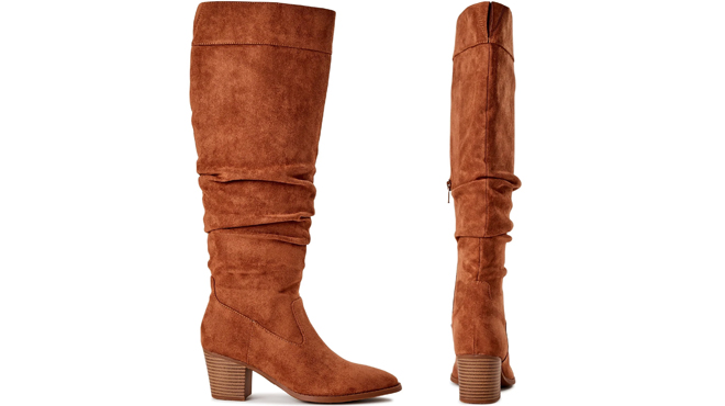 Cognac Suede Boots Cognac Suede Boots
