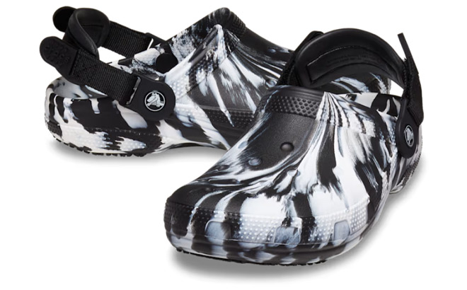 Crocs Classic Slip Resistant Work Graphic Clogs