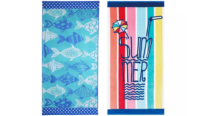 Crown Ivy Fish Beach Towel Crown Ivy Fish Beach Towel