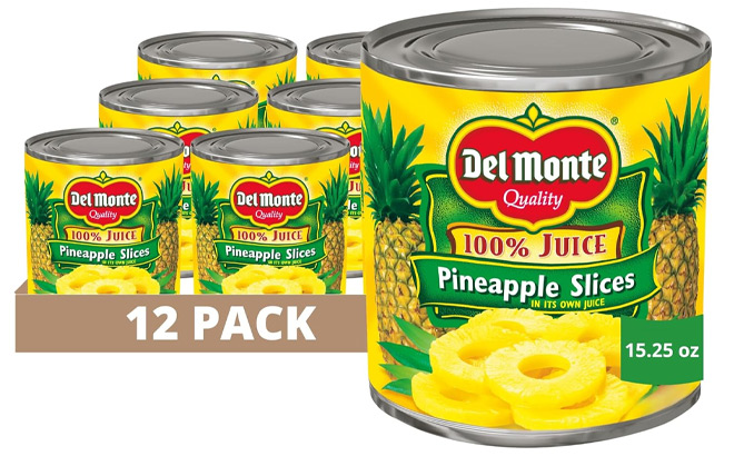 Del Monte Sliced Pineapple Del Monte Sliced Pineapple