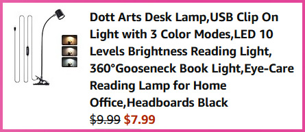 Desk Lamp Checkout Screen Desk Lamp Checkout Screen