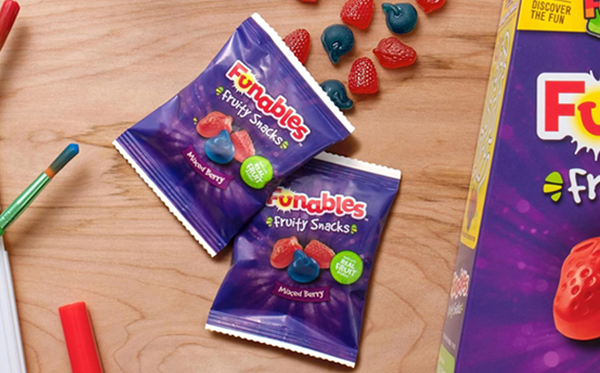 Funables Fruity Snacks Pouches Funables Fruity Snacks Pouches